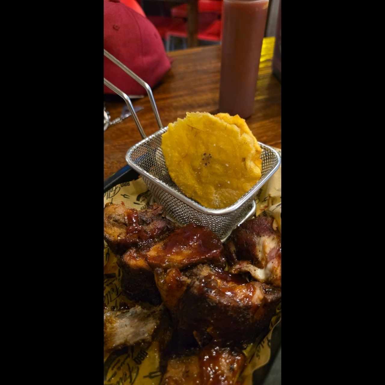 carne de cerdo en salsa bbq.