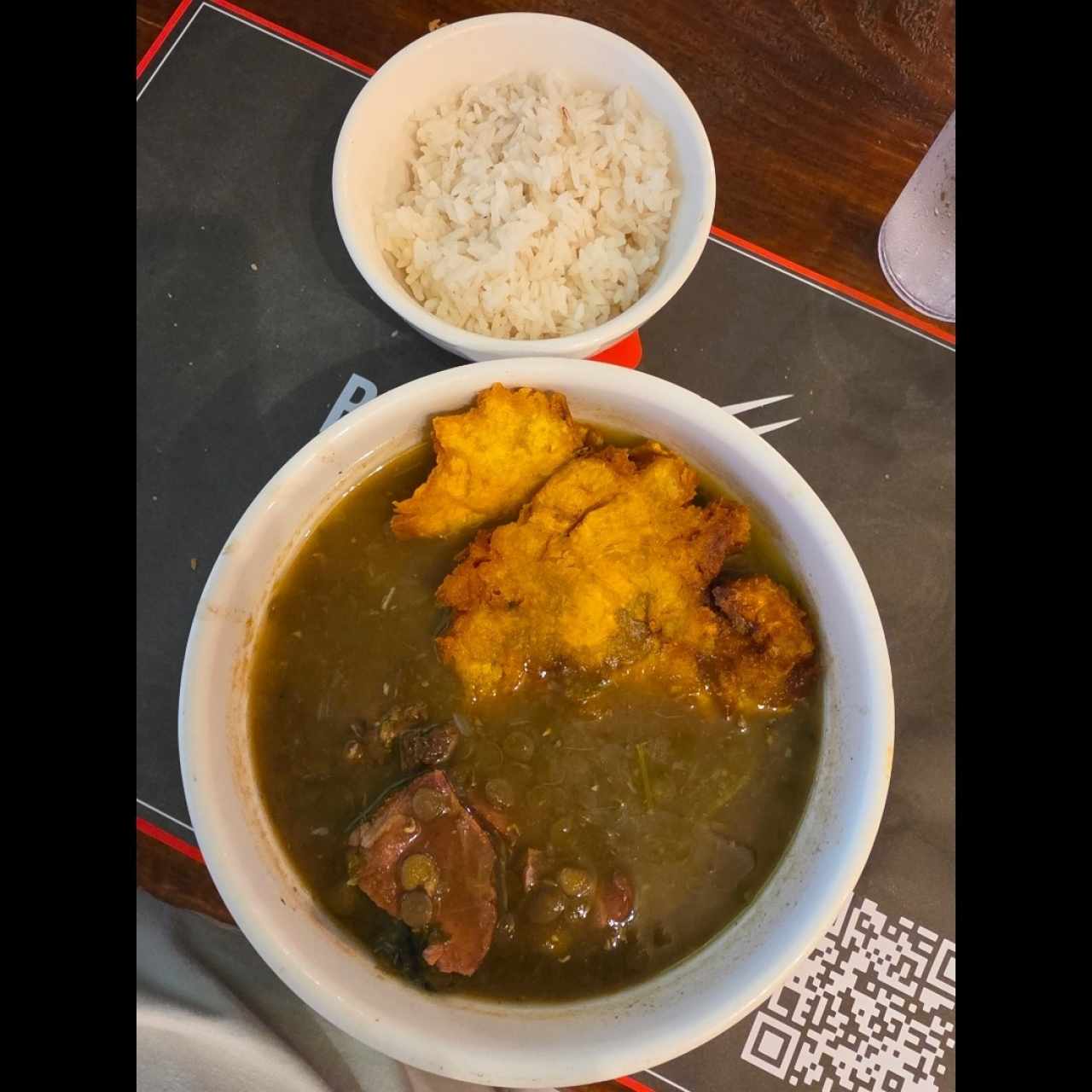 Sopa lentejas 