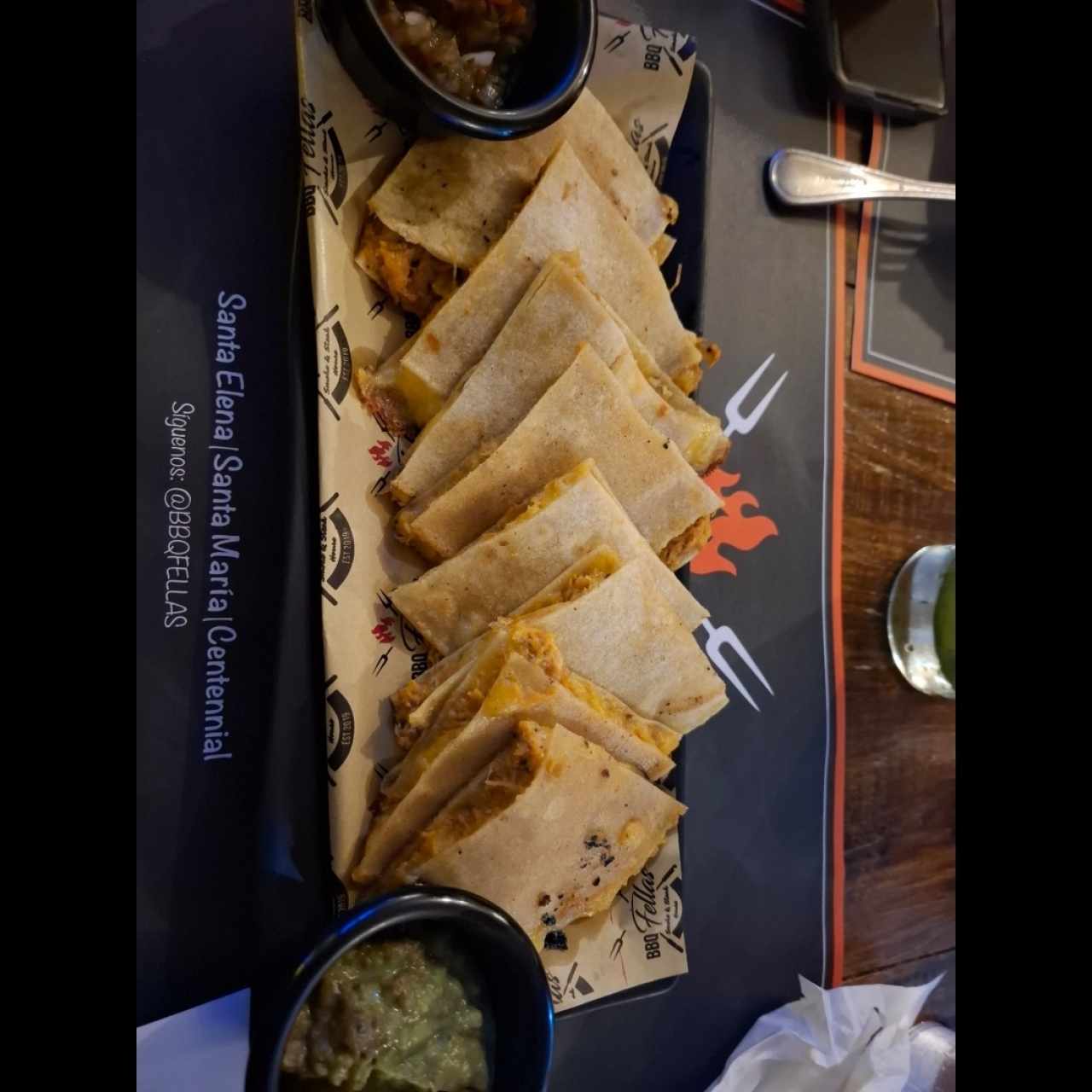 quesadillas de pollo