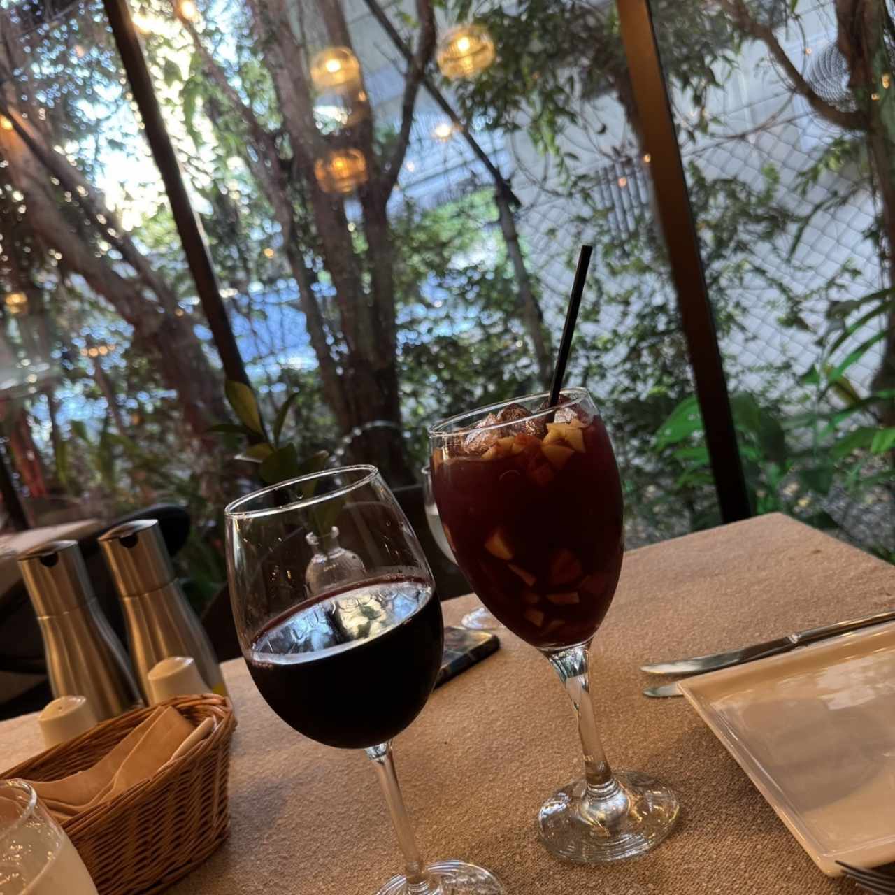 Vino tinto y Sangria