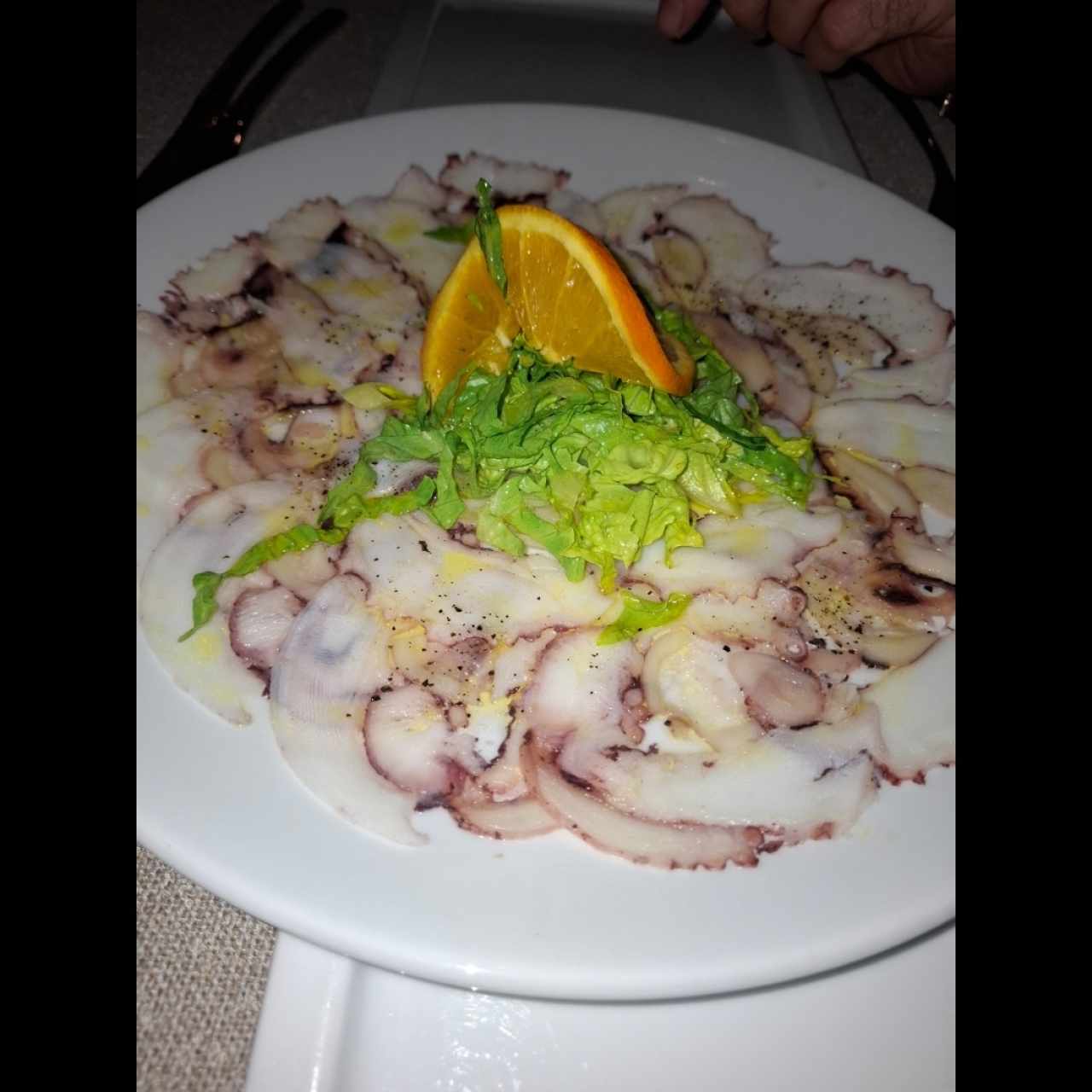 Carpaccio de Pulpo