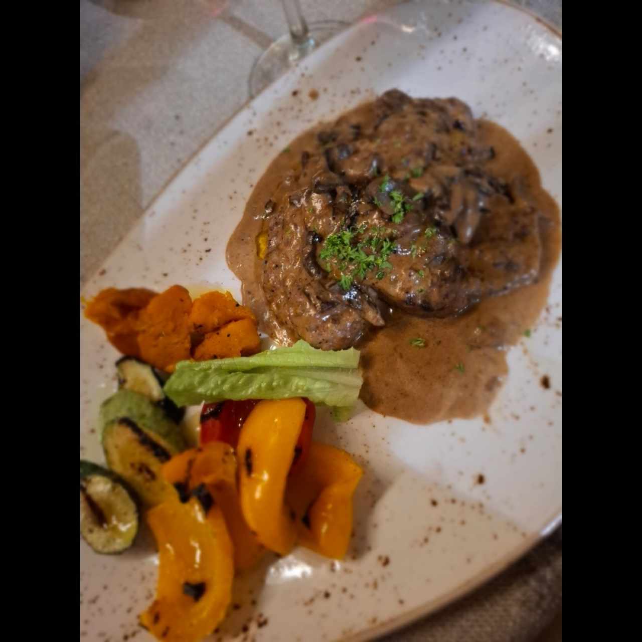 Filete de Res con trufa y porcini