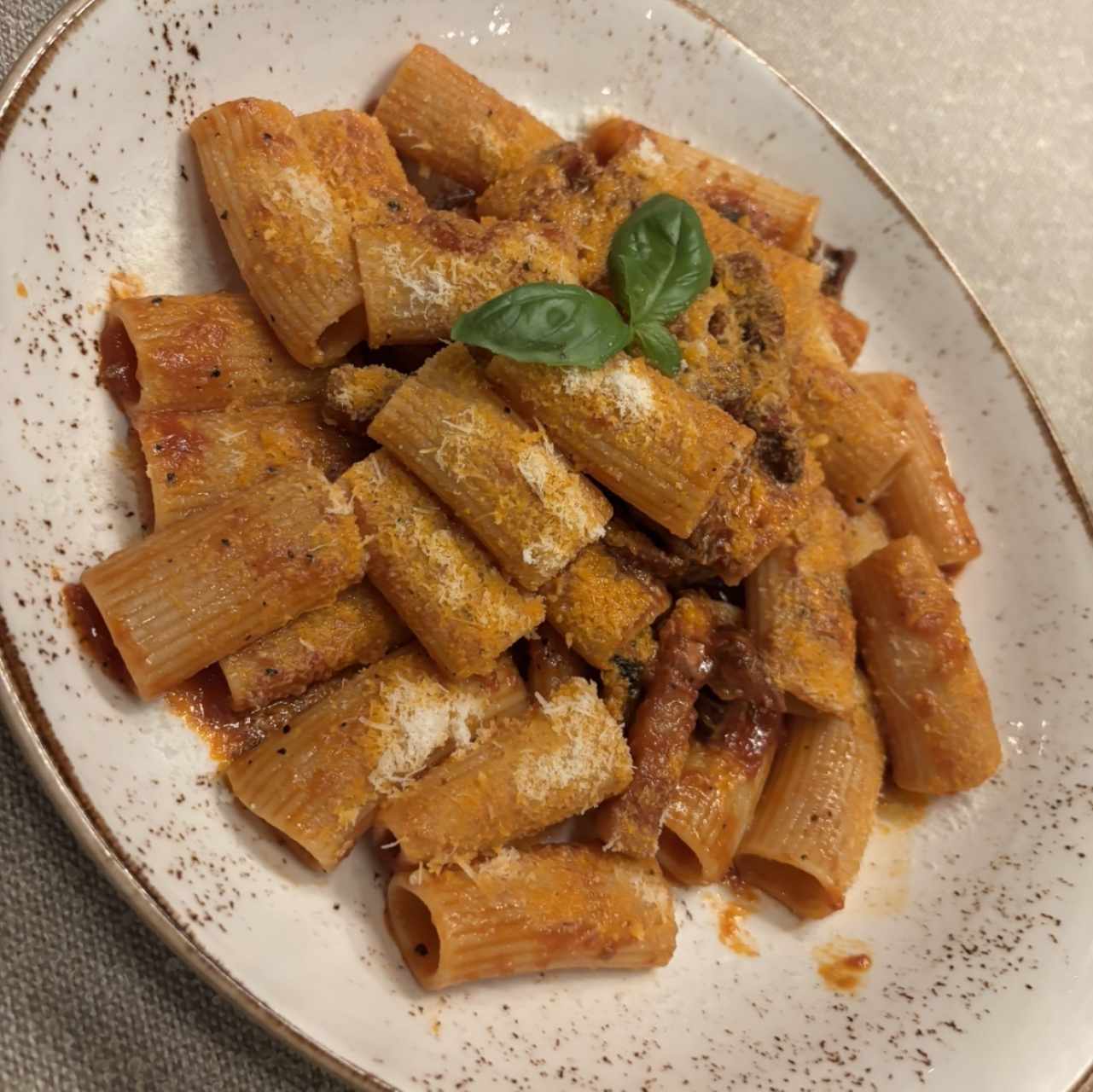 Rigattoni al Amatricciana 