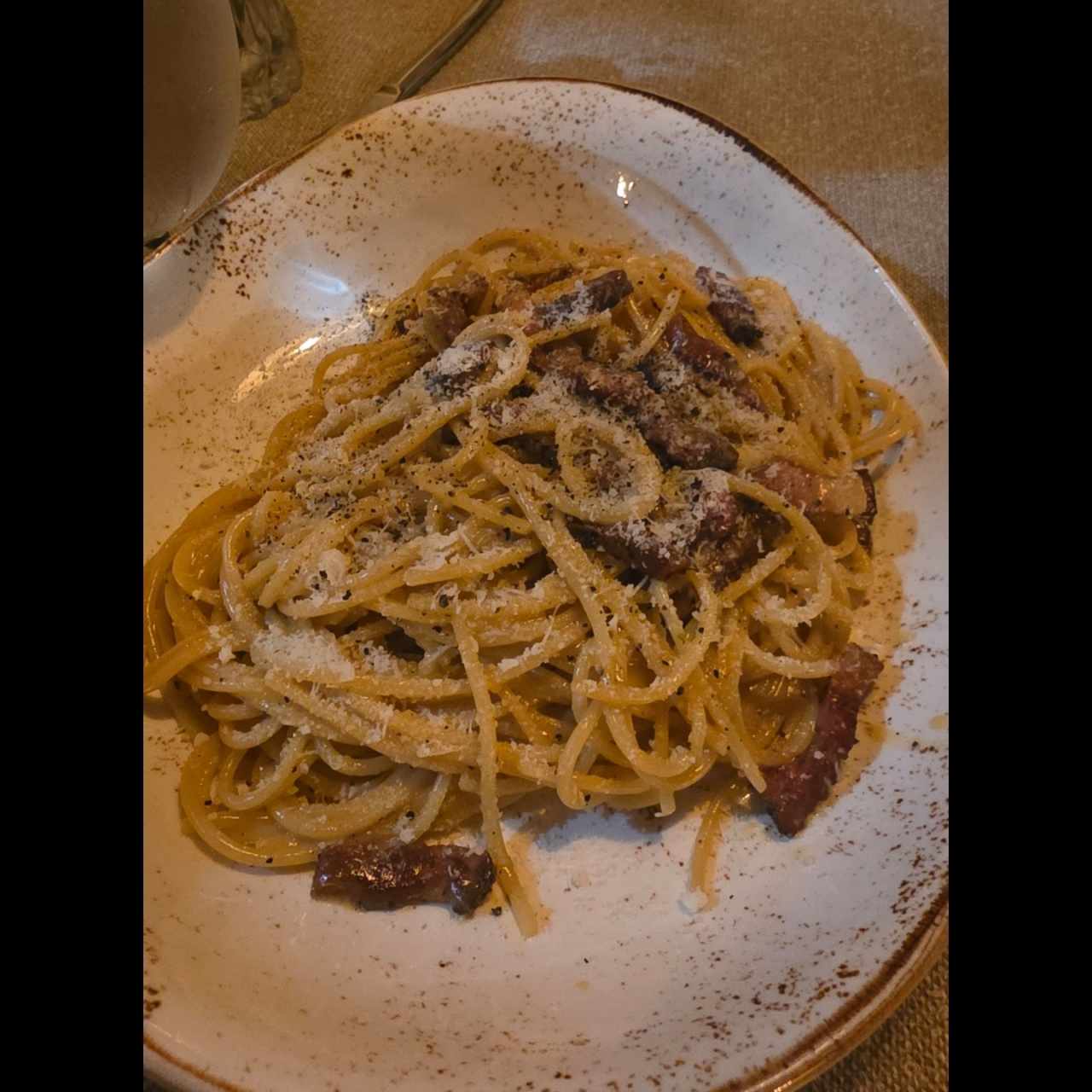 pasta carbonara
