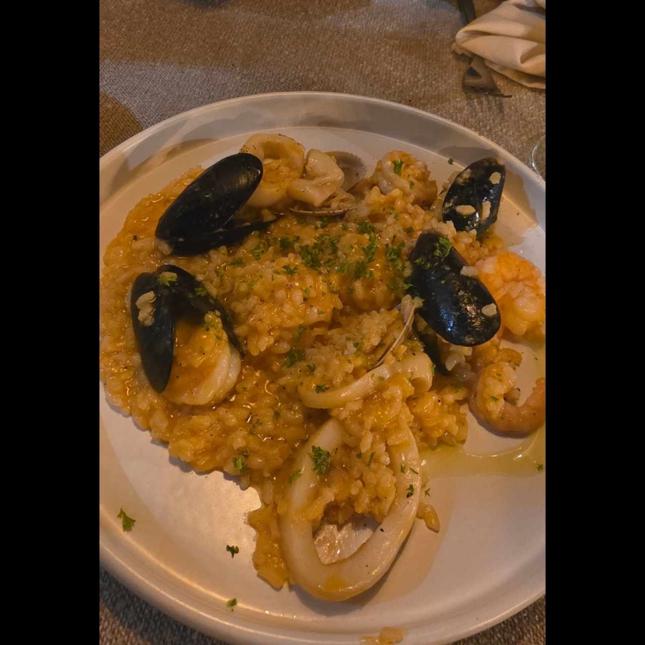 rissotto de mariscos