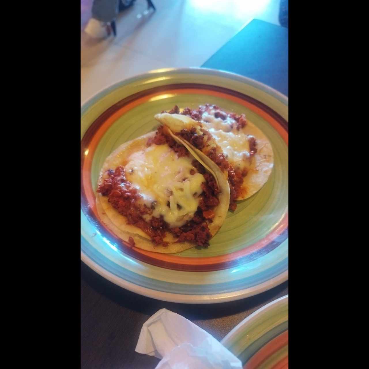 Tacos Sencillos - Tacos de Longaniza con queso