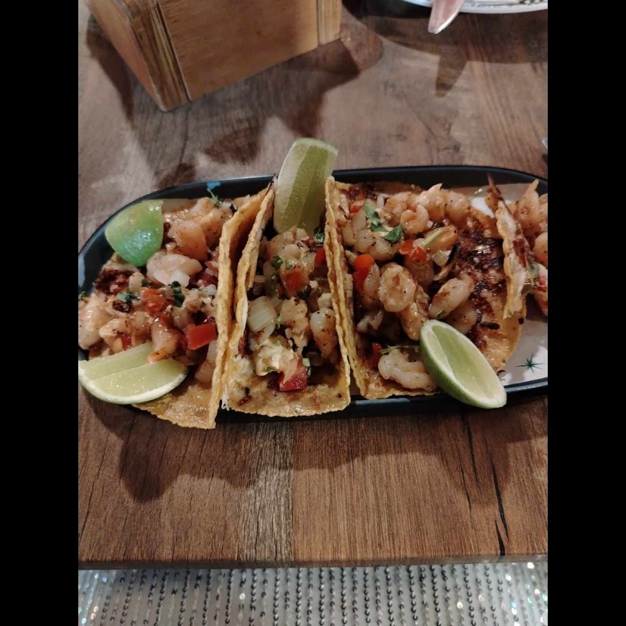 Tacos de camarón 