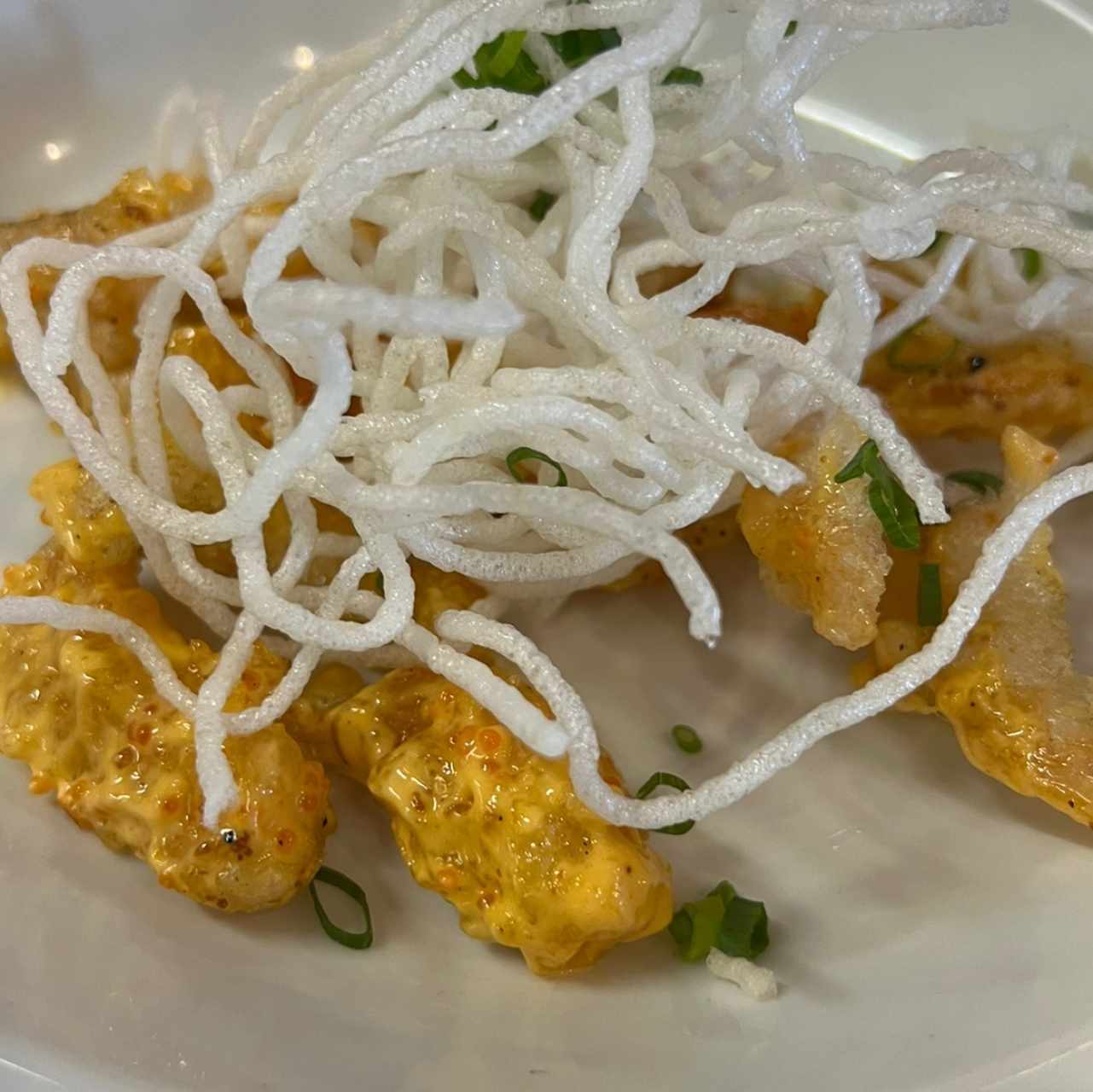 Camarones siracha 