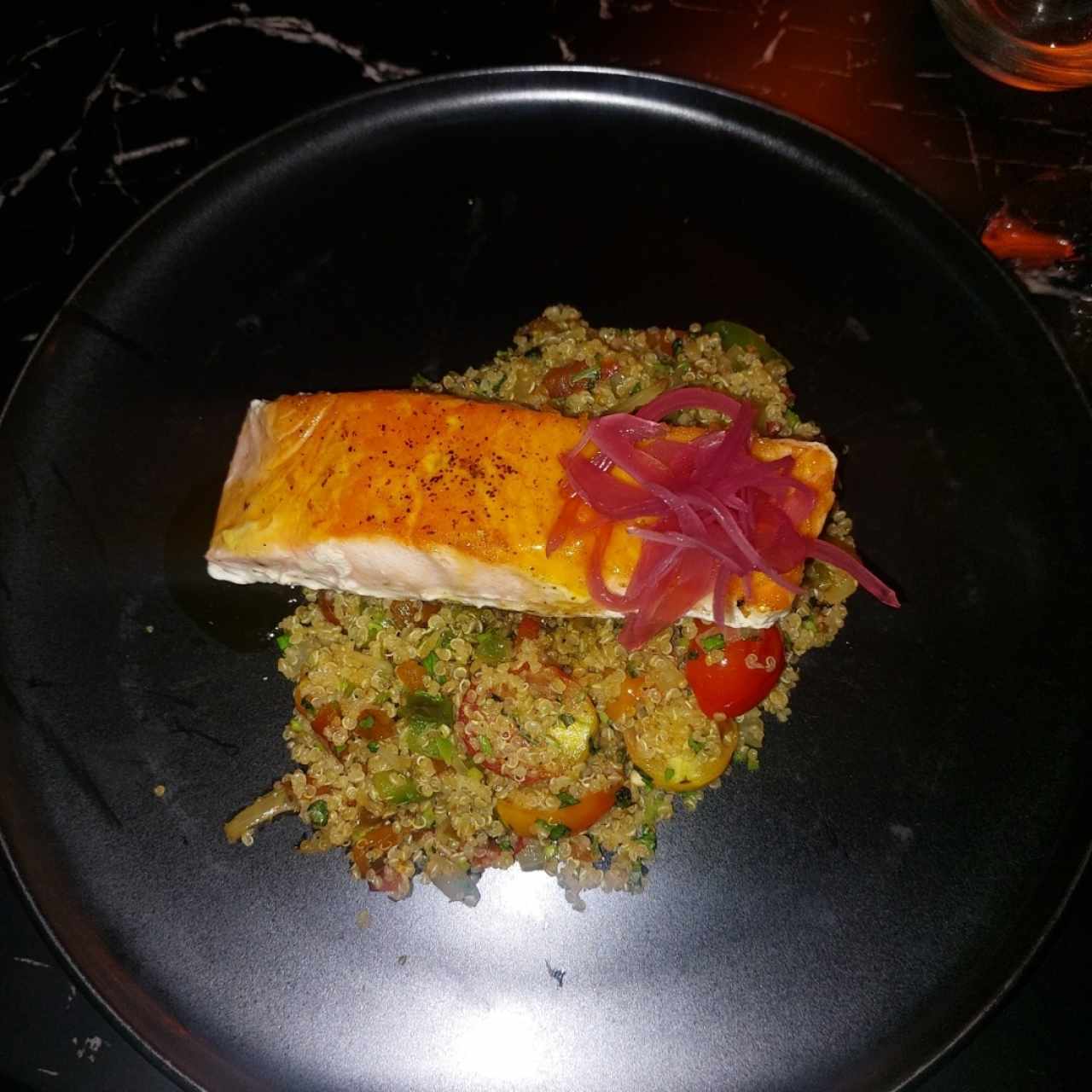 Salmón en salsa de Maracuyá