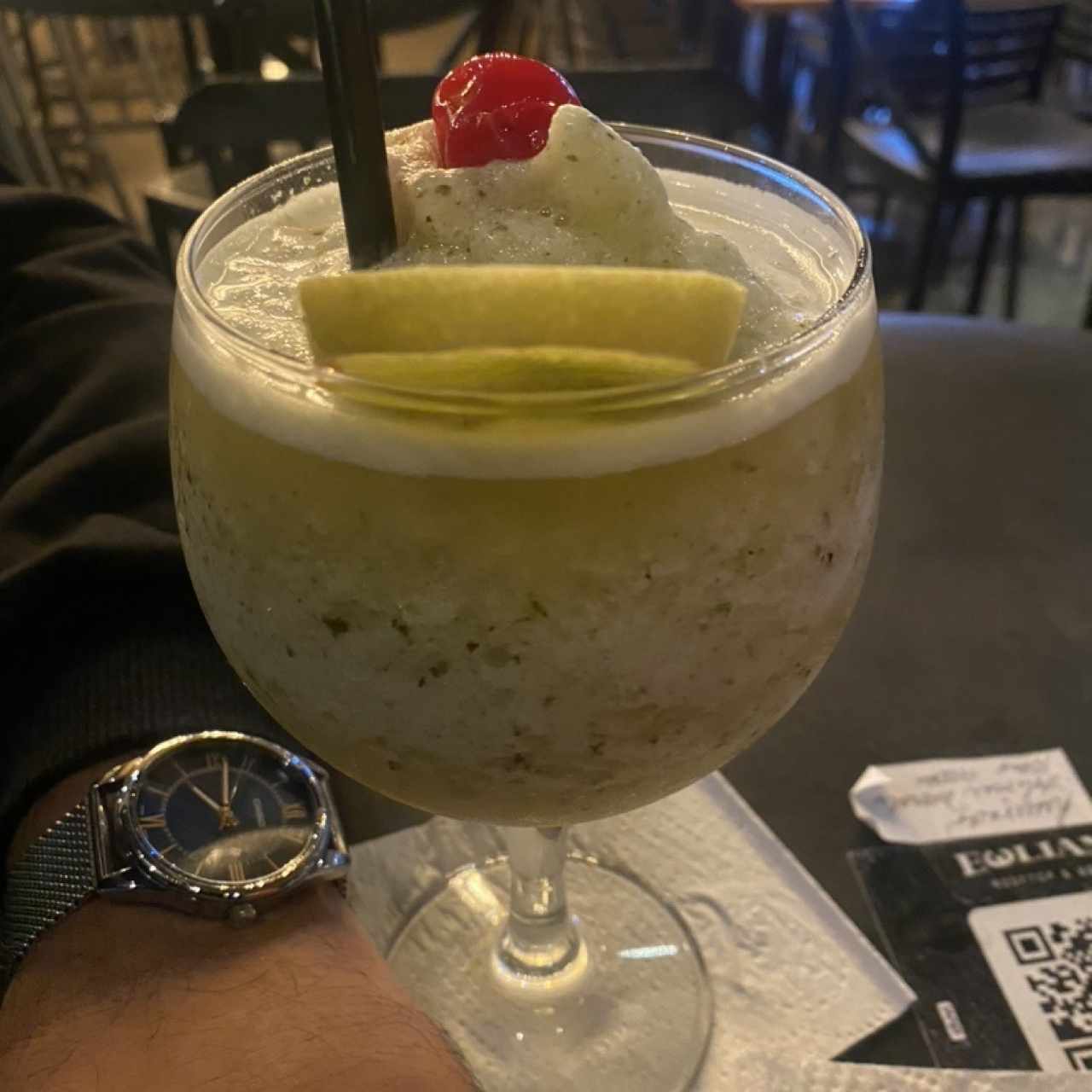 Licuado de hiervabuena con piña