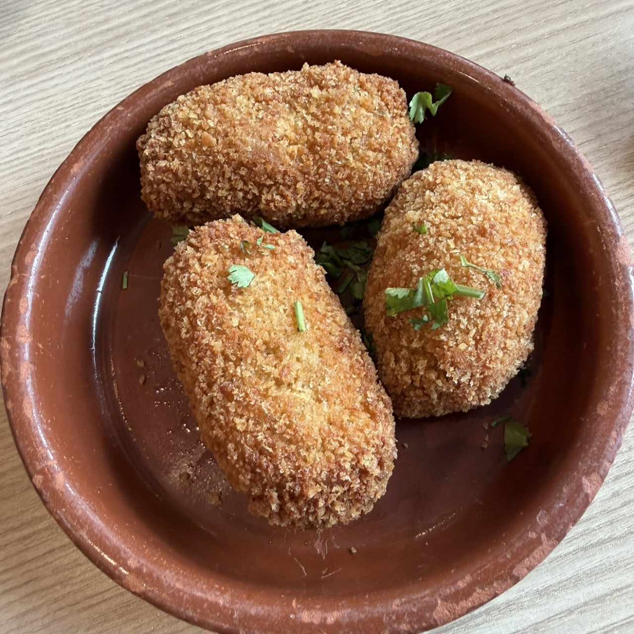 Croquetas de platano con queso