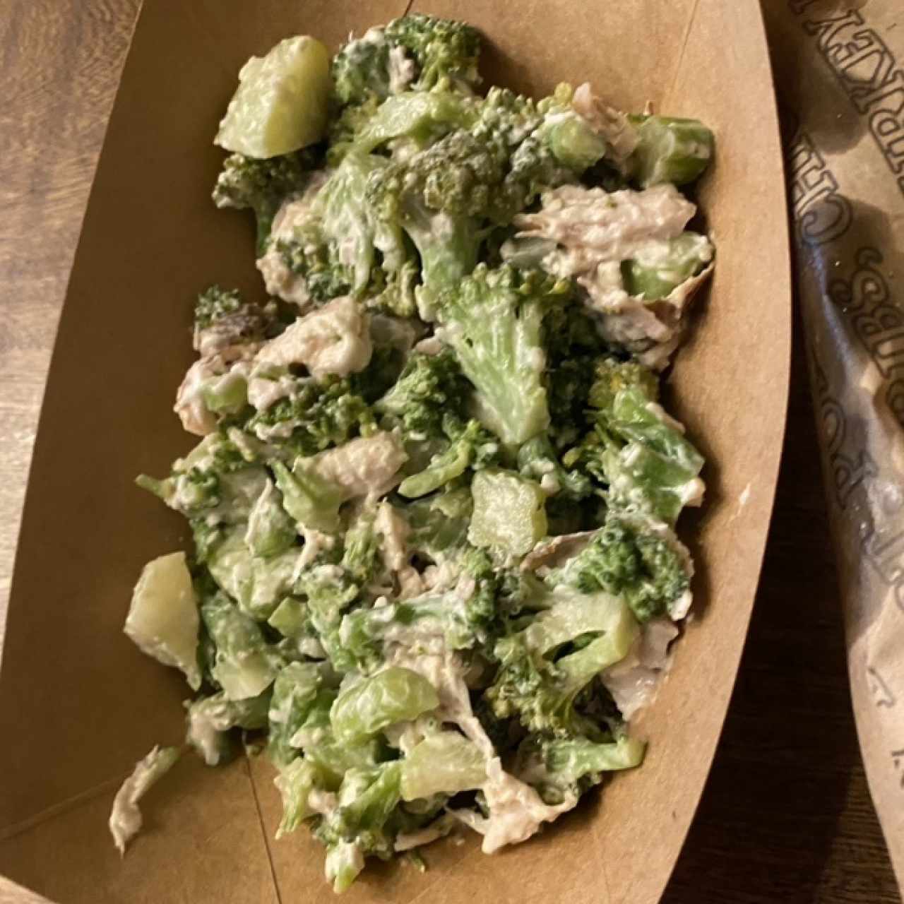ensalada de brocoli y pollo