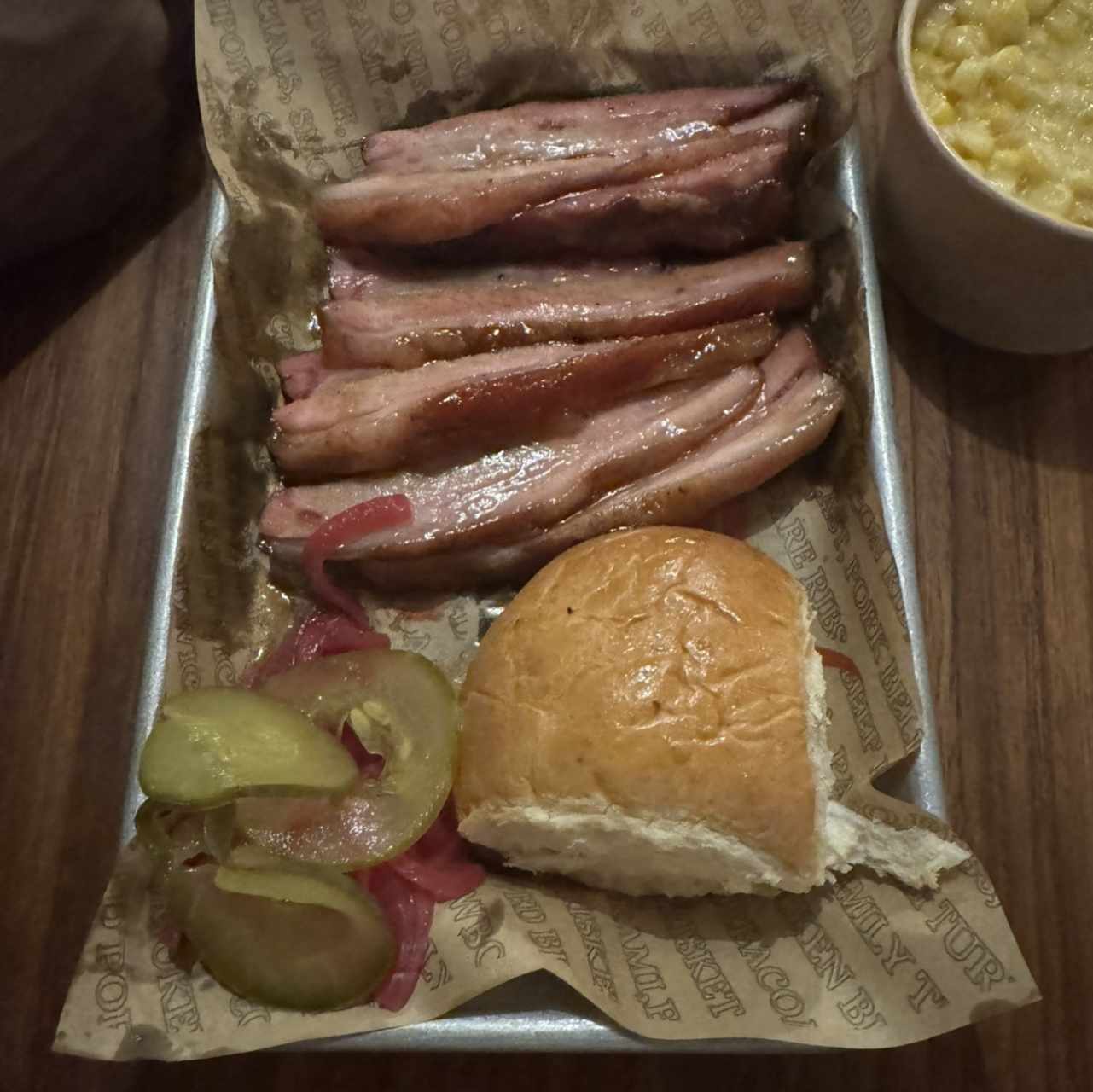 Pork belly brisket 