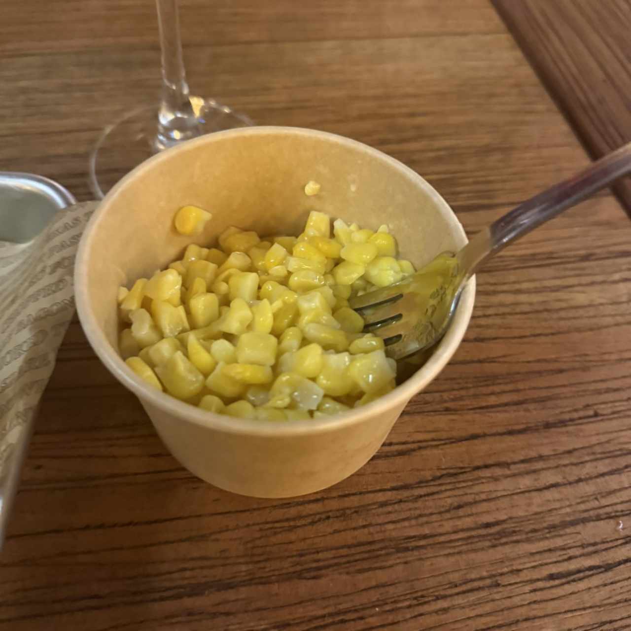 Maiz con queso
