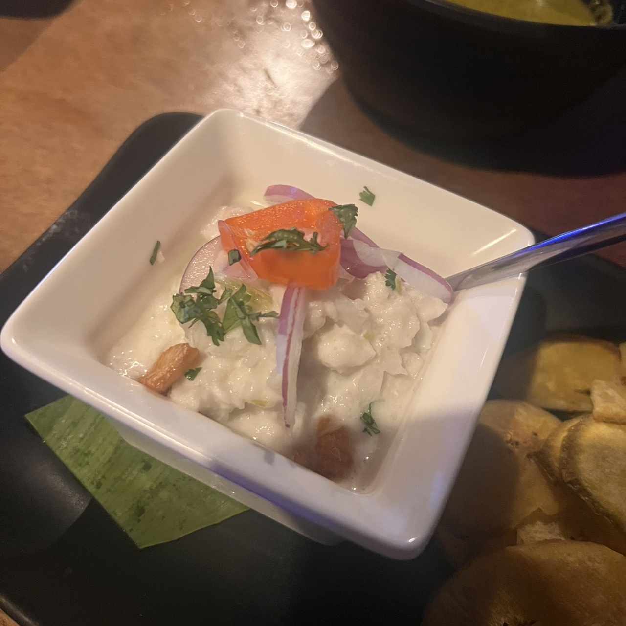 Ceviches - Coco, Yuca Dulce