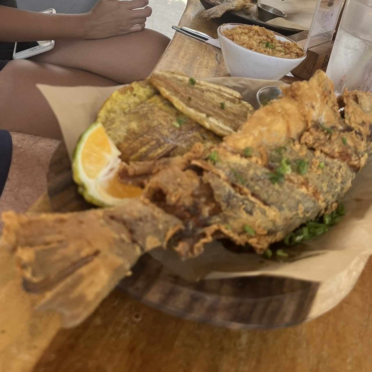 Pescado frito