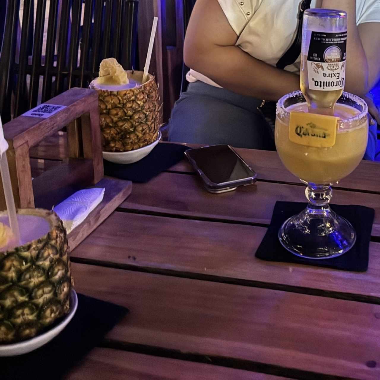 Margarota y piña colada