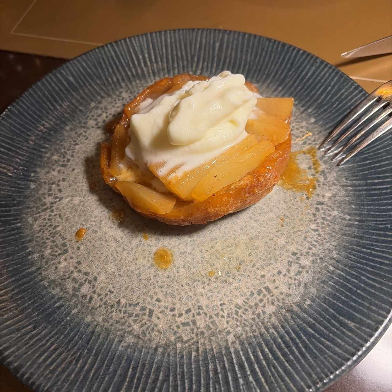 Tartar tartin de pera