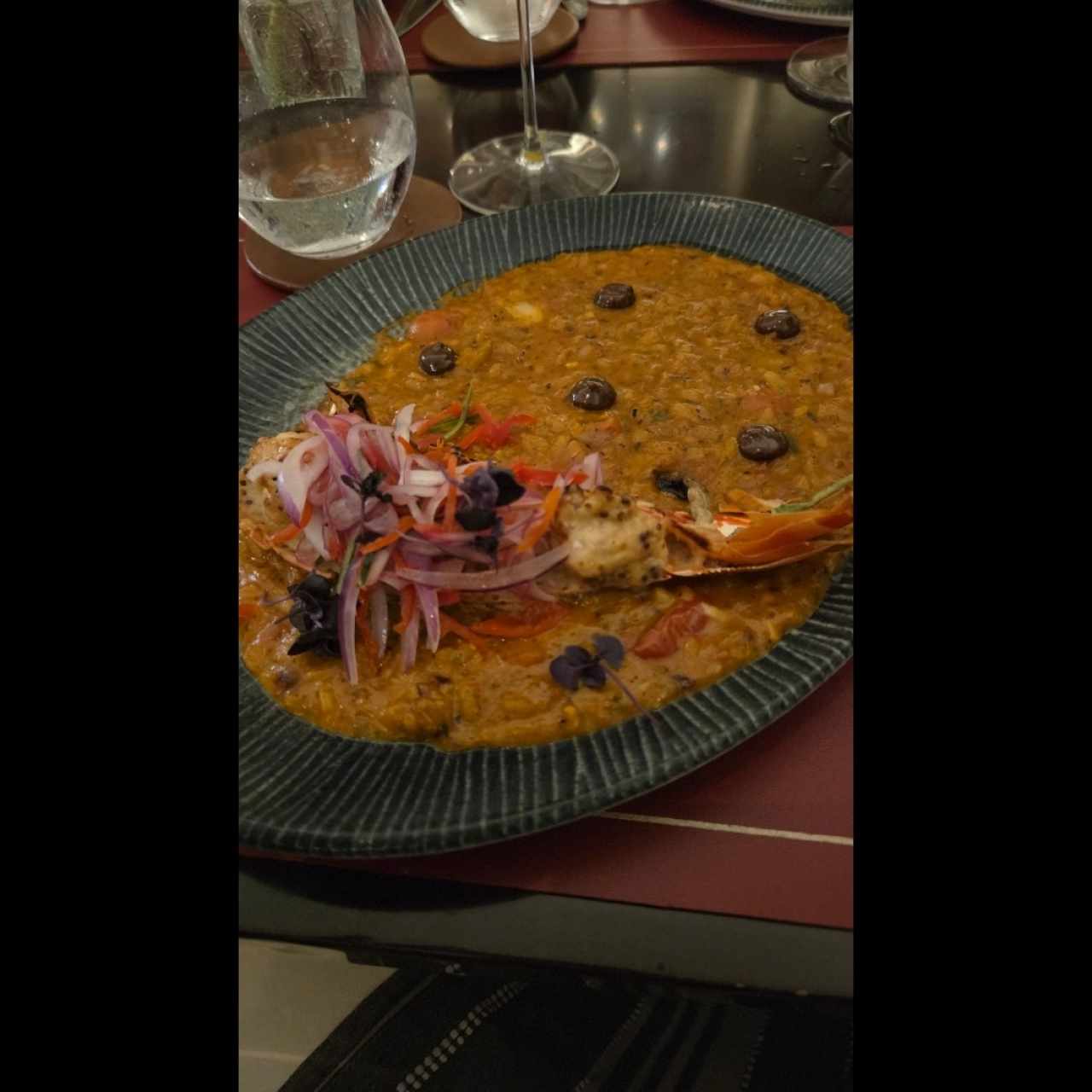 risotto de langosta