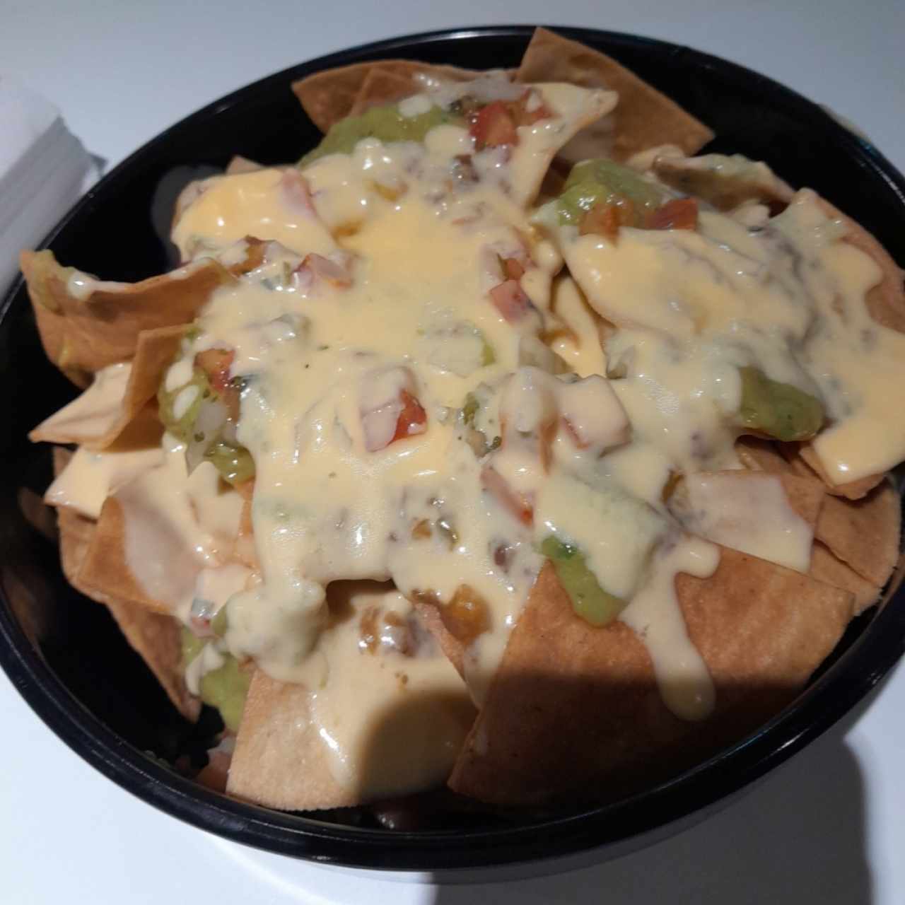 nachos con queso