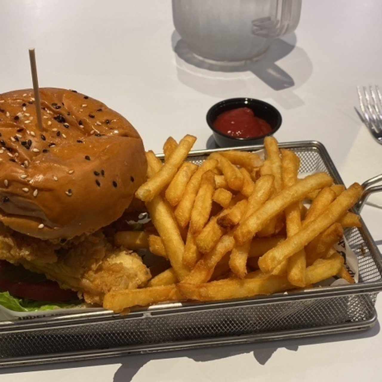 Hamburguesa de Pollo Doble