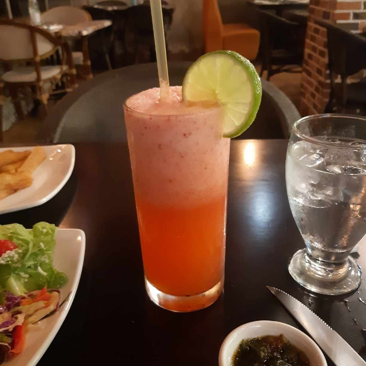 limonada con fresa