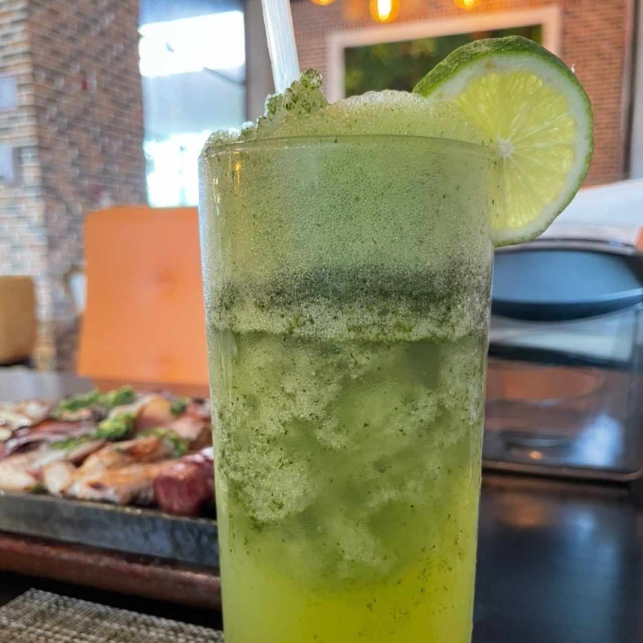 Limonada con hierbabuena 