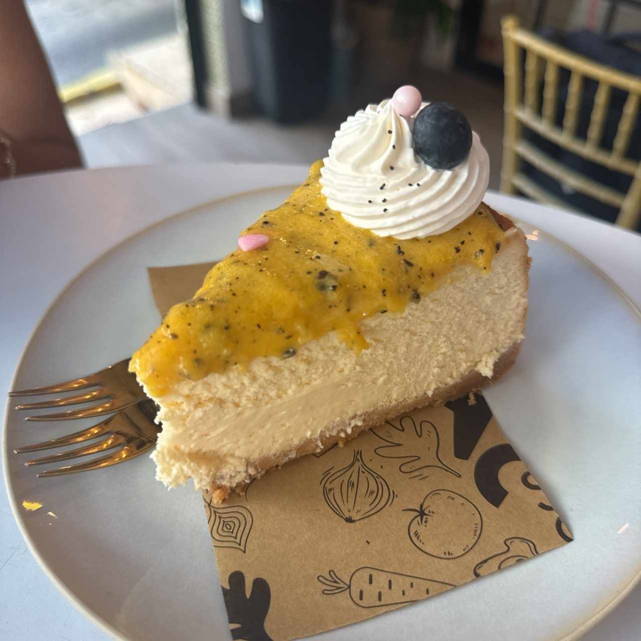 Postres - Cheesecake de maracuya