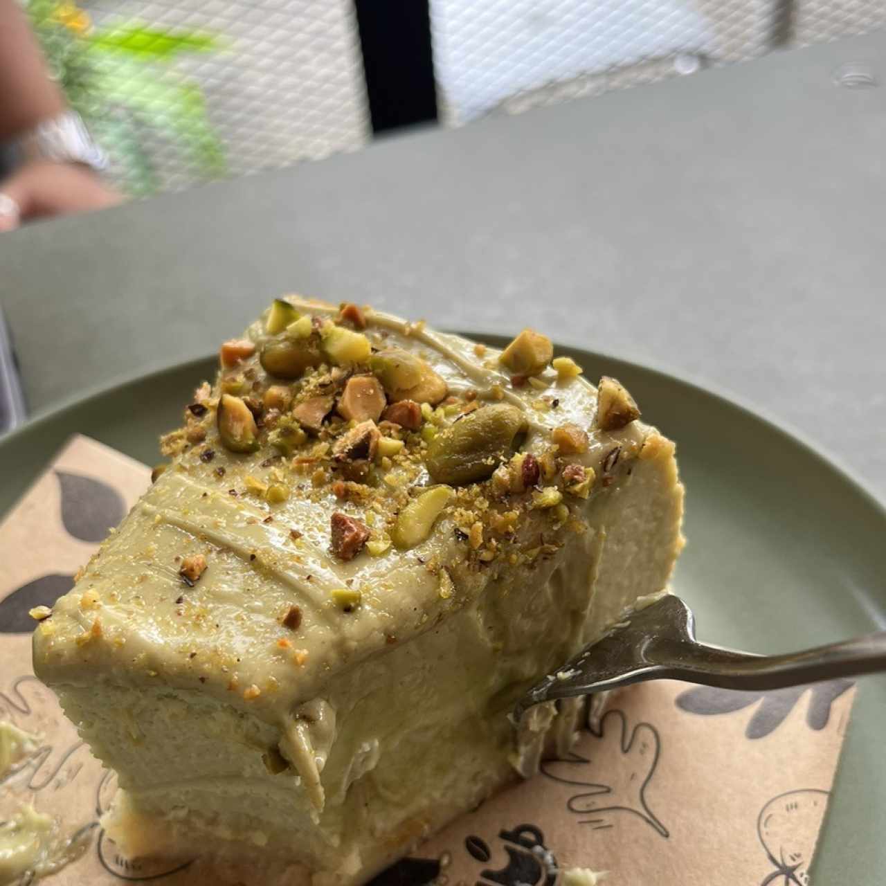 Cheesecake de Pistacho