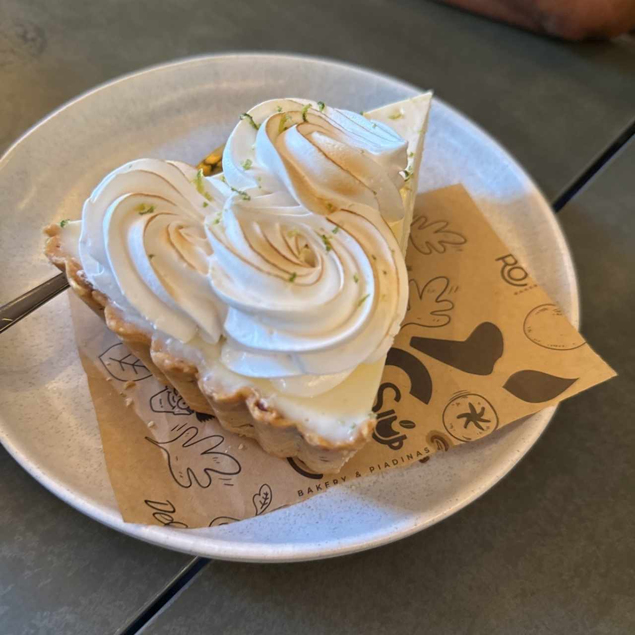 Pie de limón o Maracuya
