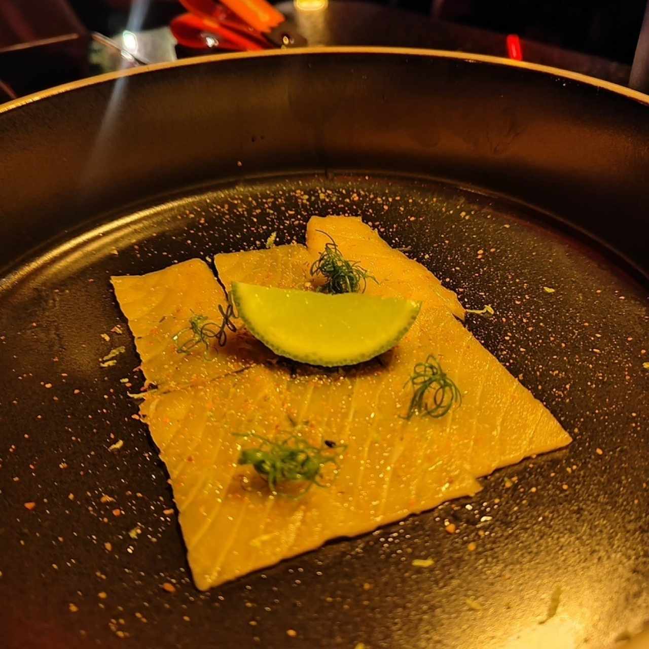 Carpaccio de Salmón ahumado