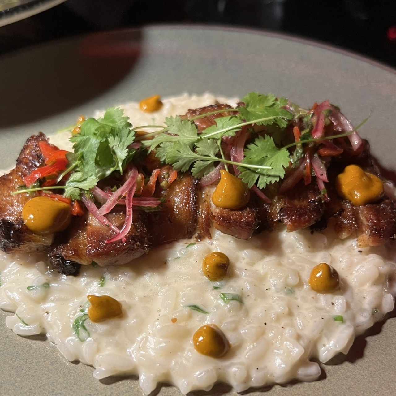 Risotto de porkbelly