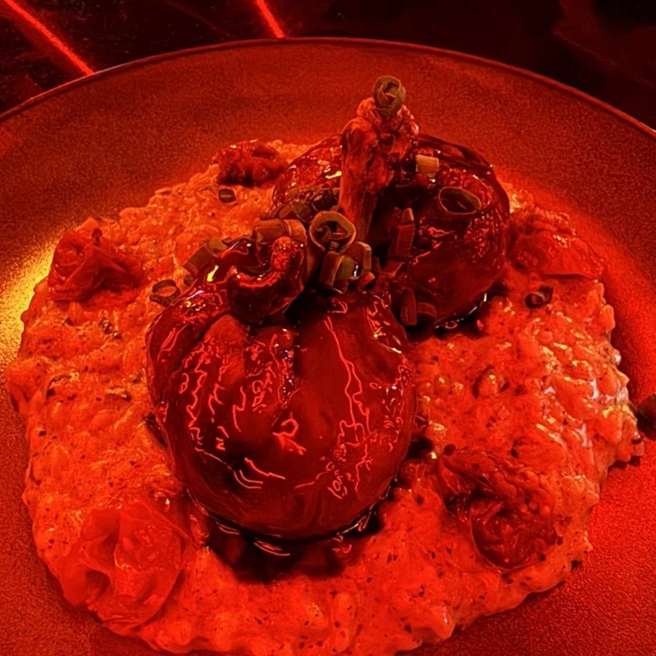 Pollo al jardín