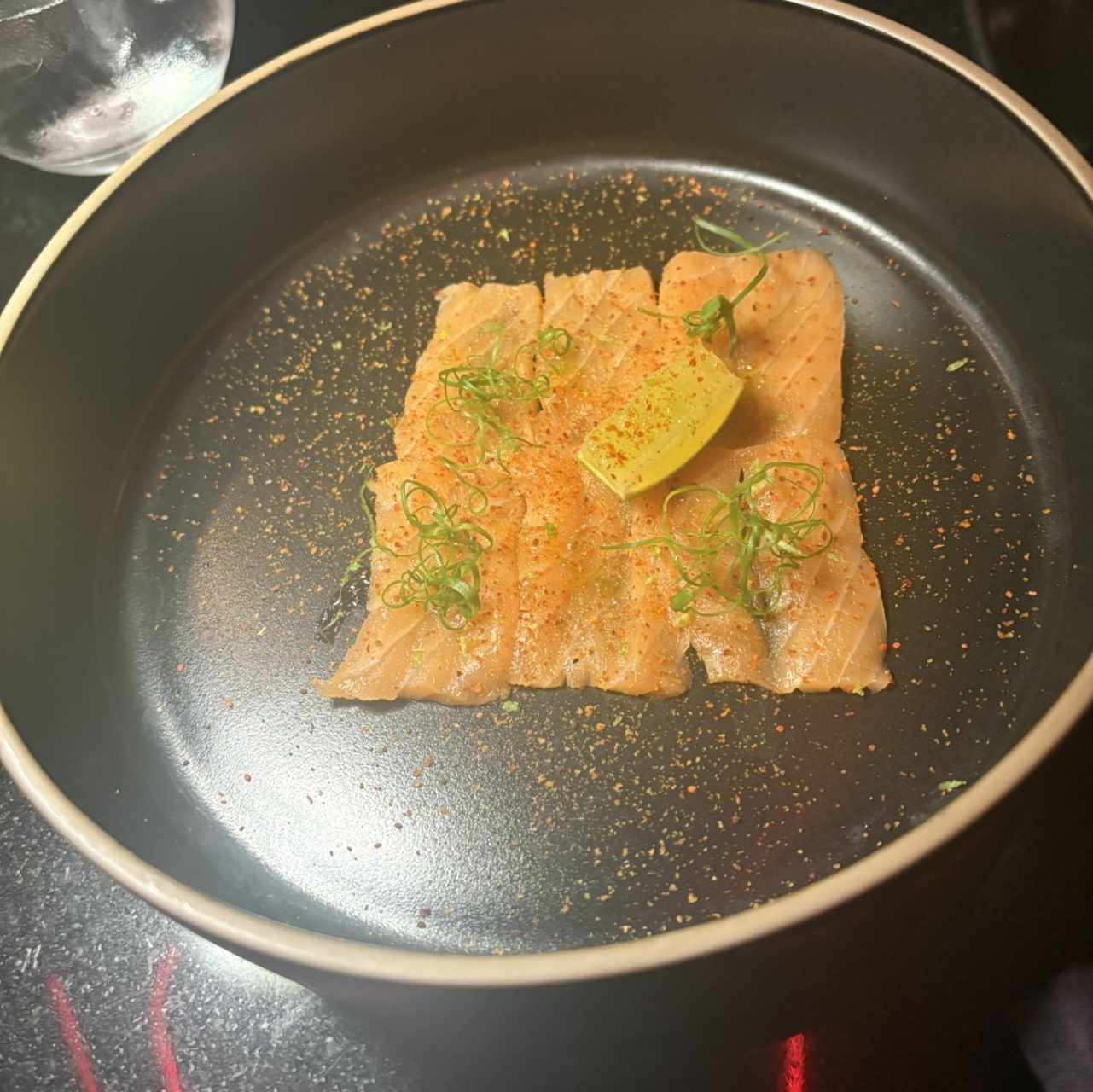Carpaccio de Salmón ahumado