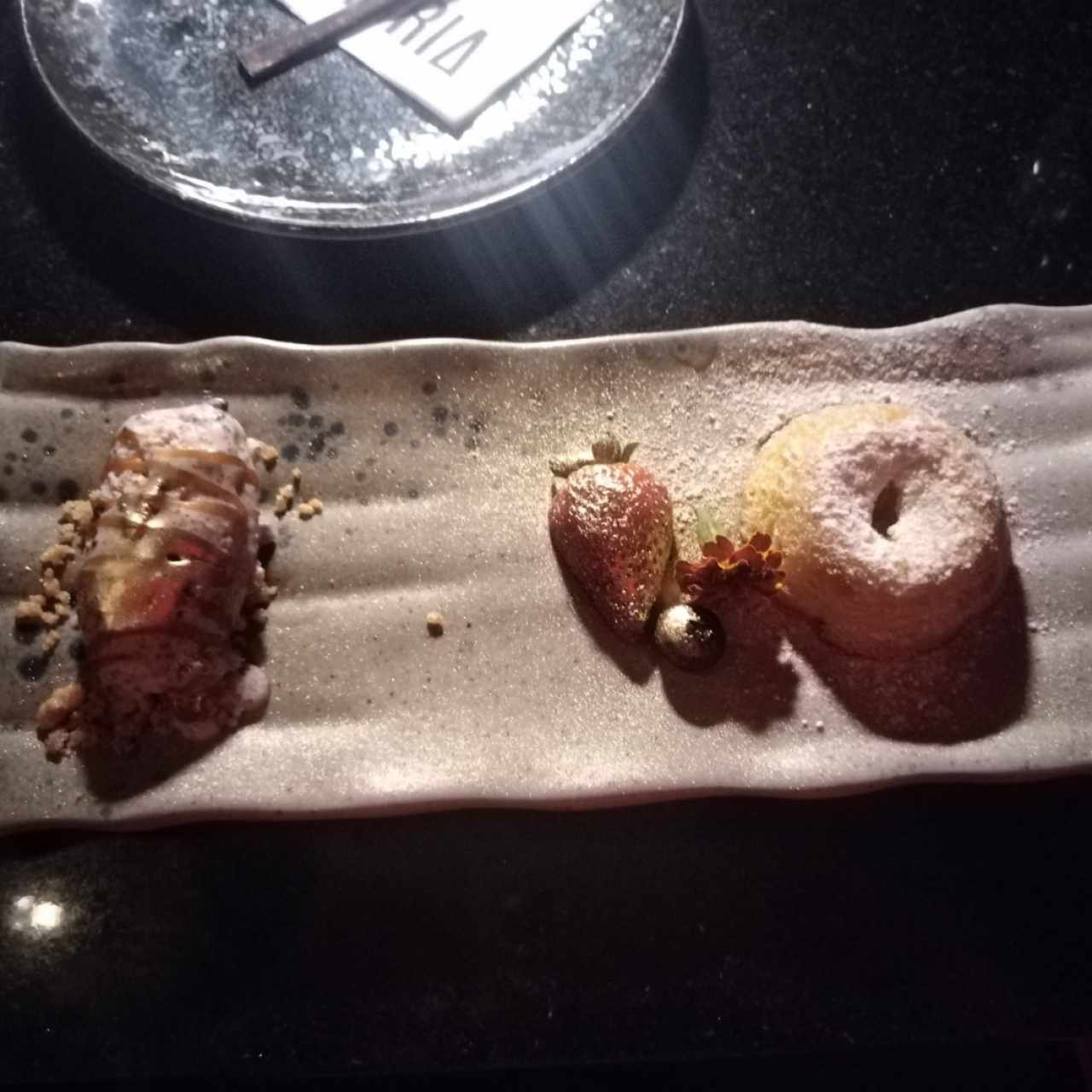 Volcán de chocolate blanco 