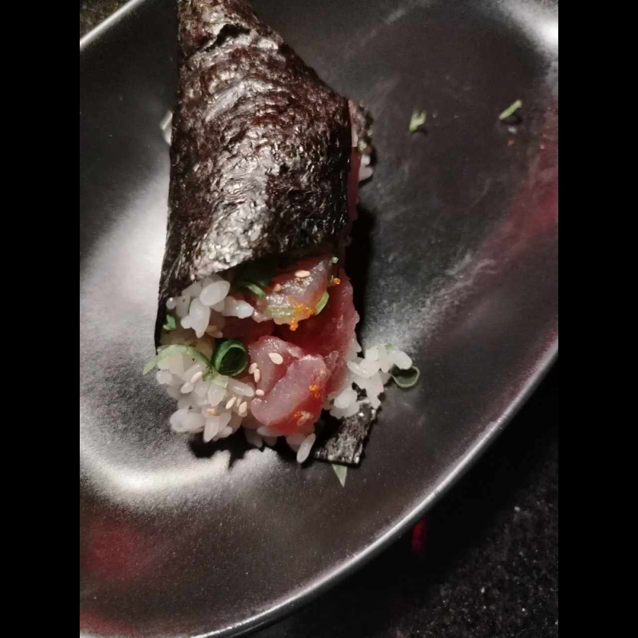 Temaki de atún 