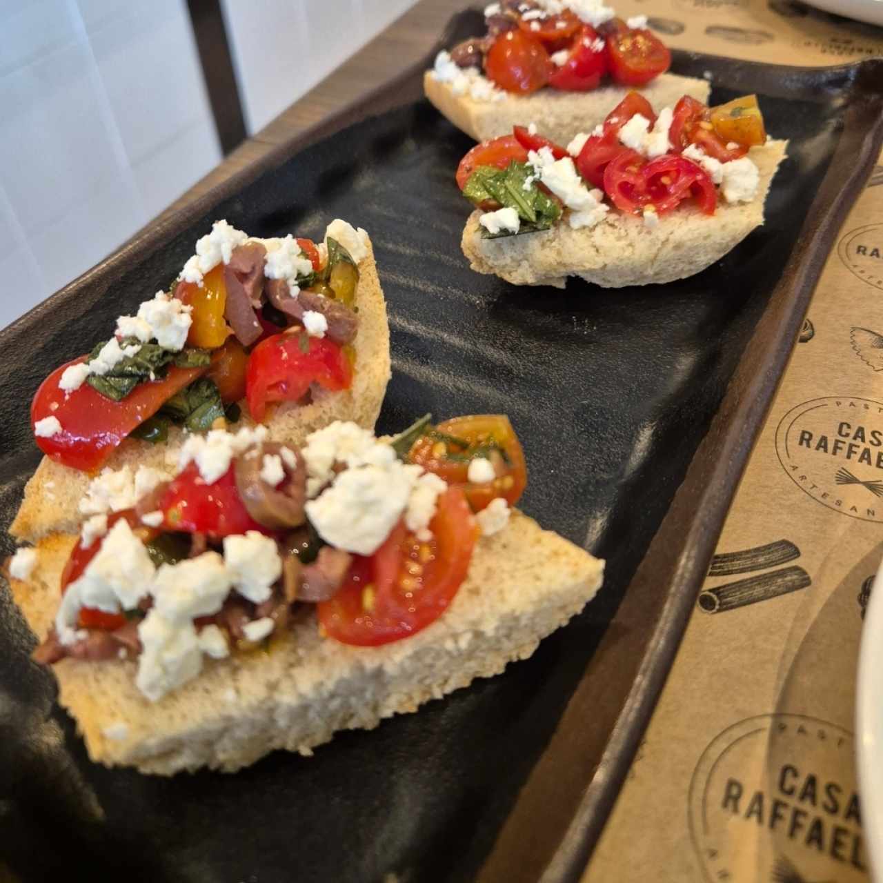 Antipasto - Brusqueta Mediterránea