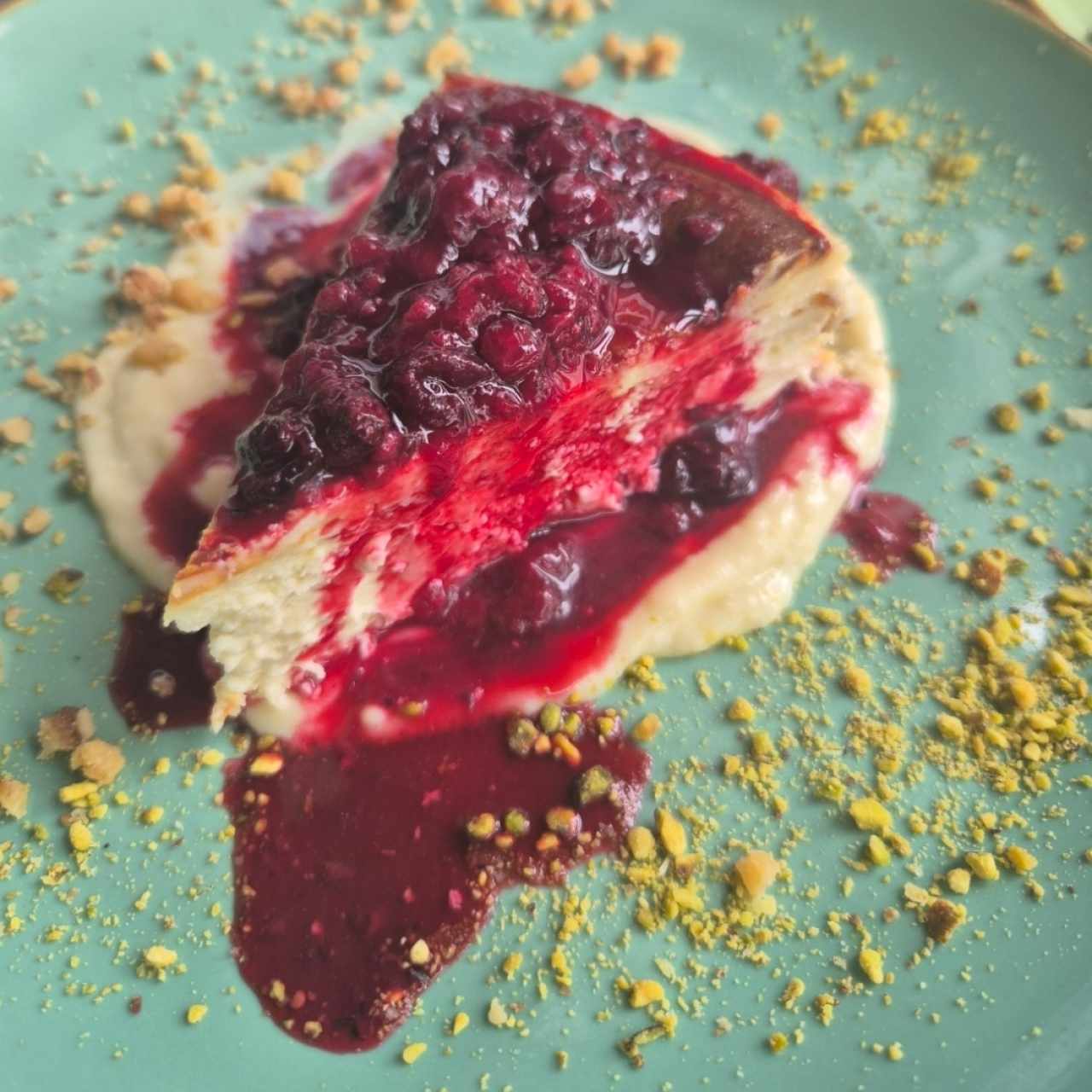 tarta vasca de fresa 🍓 