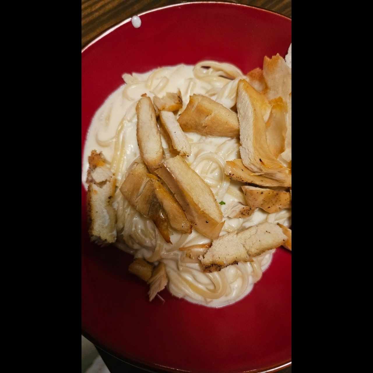 spaguetti con salsa de queso