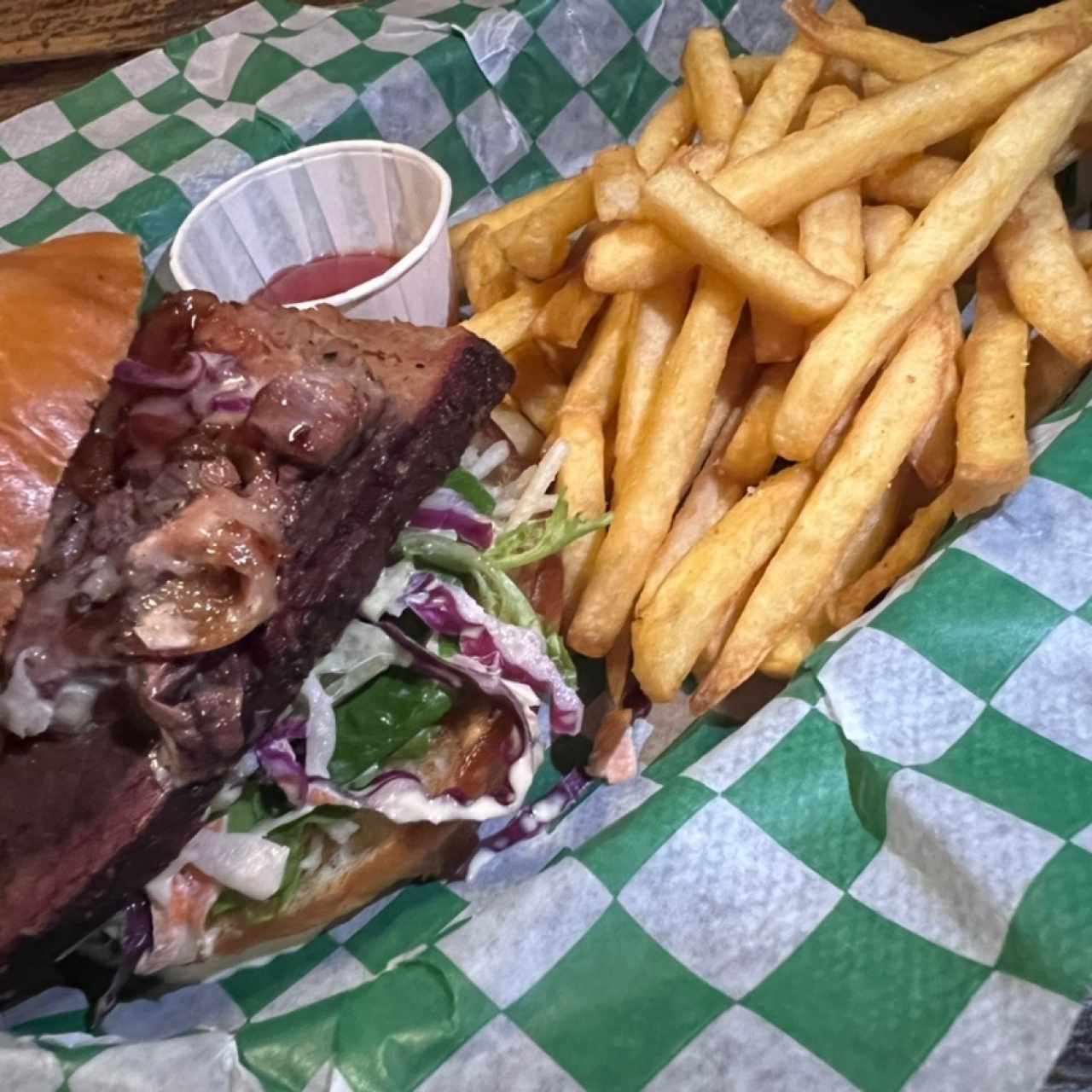 Hamburguesa con brisket