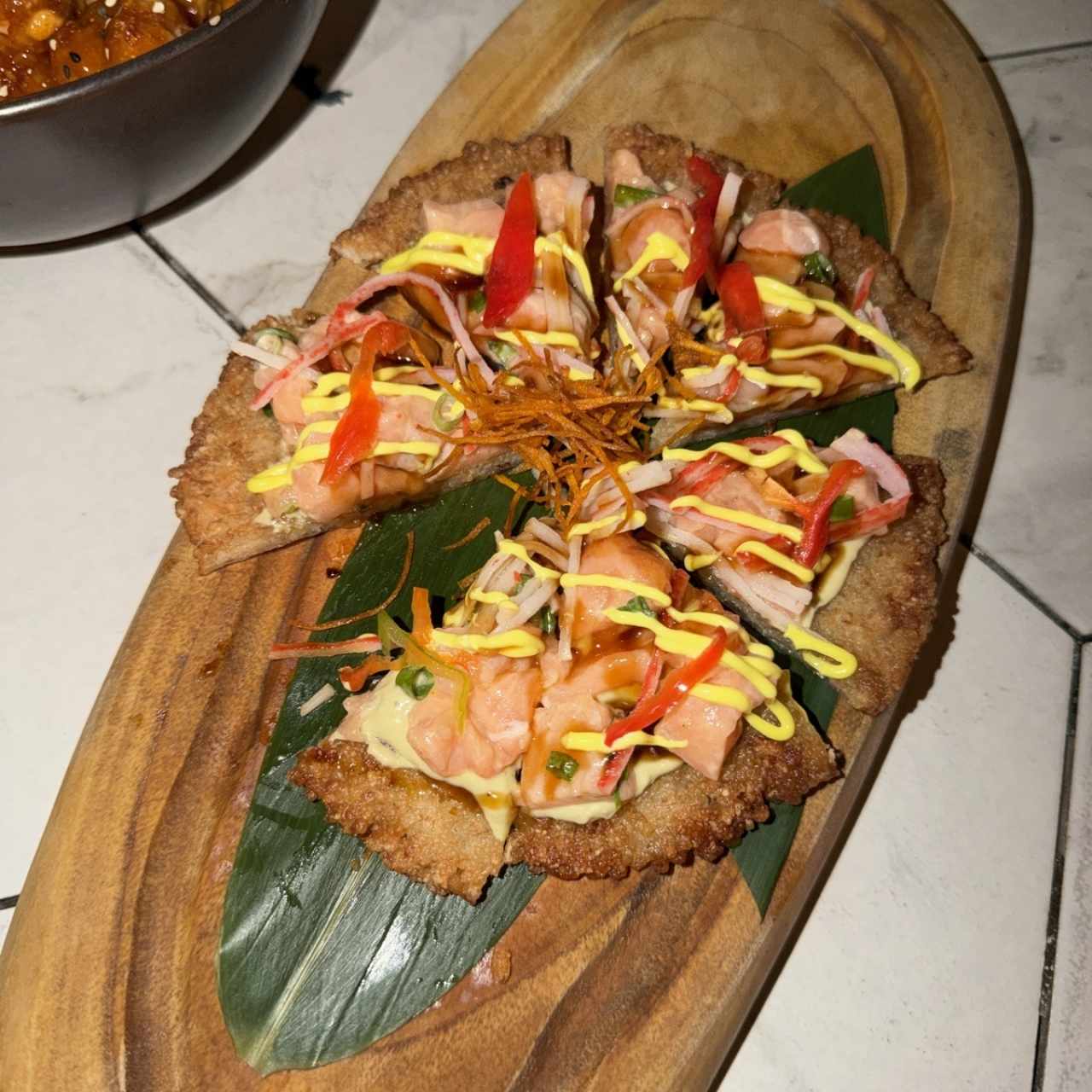 Sushi Pizza (Atún o Salmón)