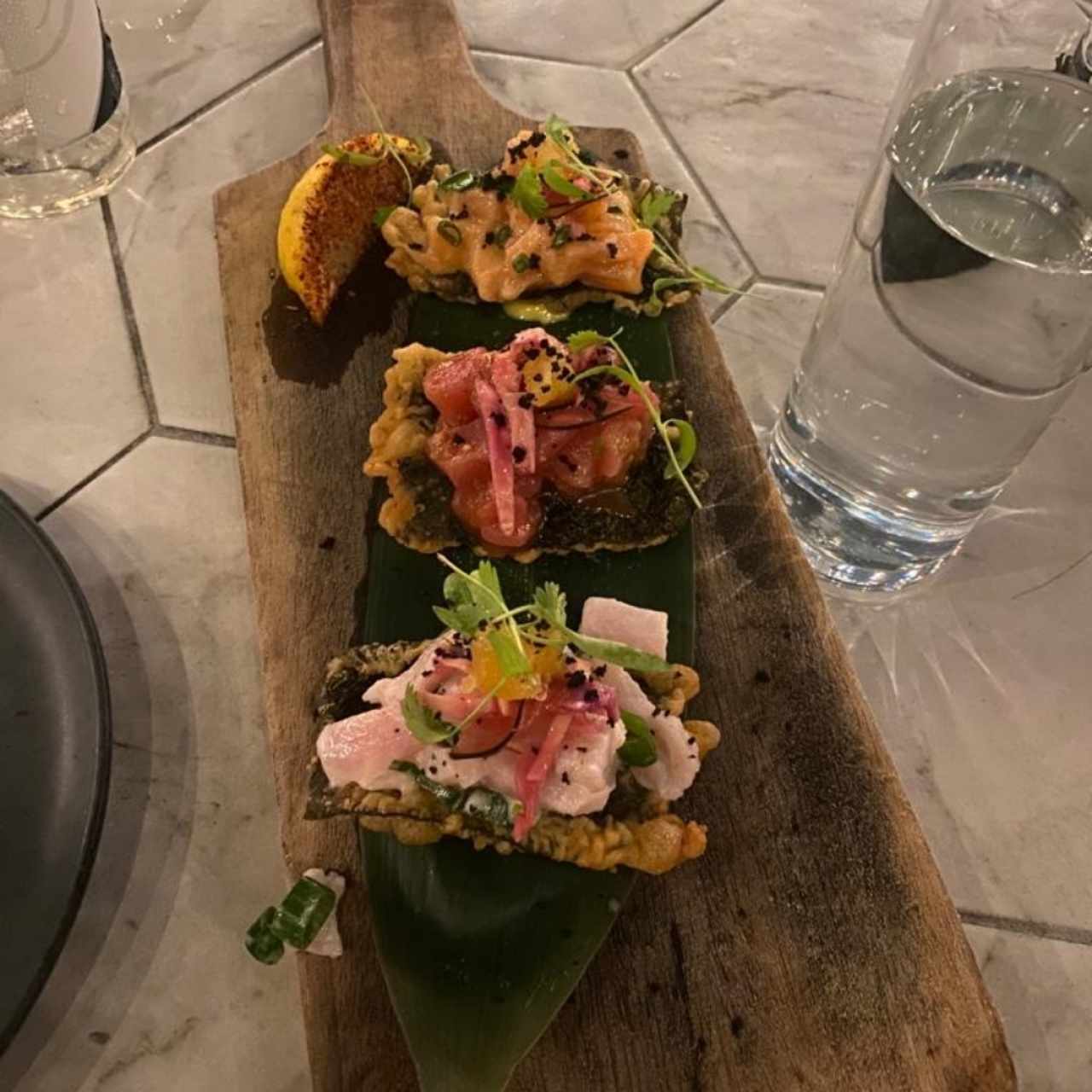 trio ceviches