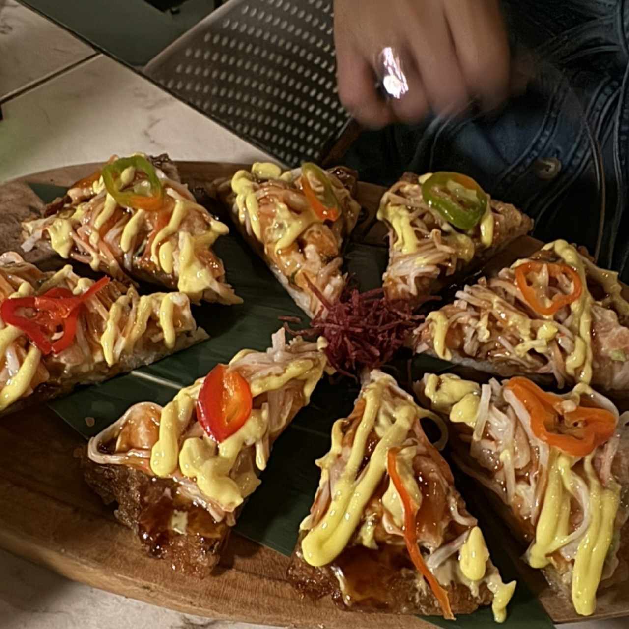 Sushi Pizza (Atún o Salmón)