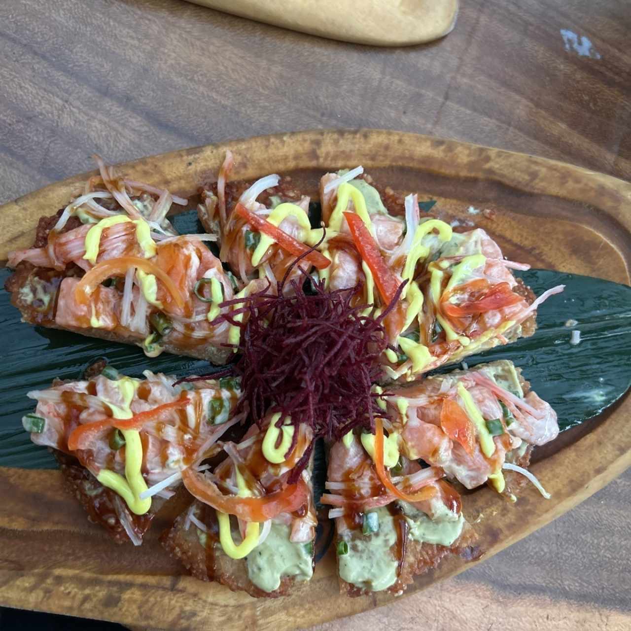 Sushi Pizza (Atún o Salmón)