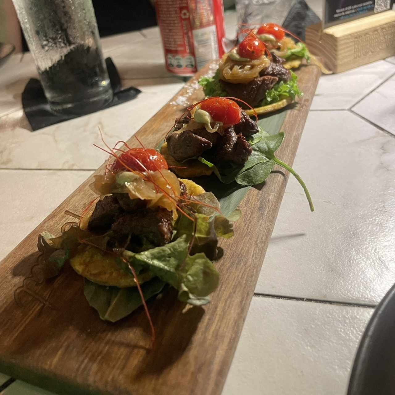 Patacones de entraña