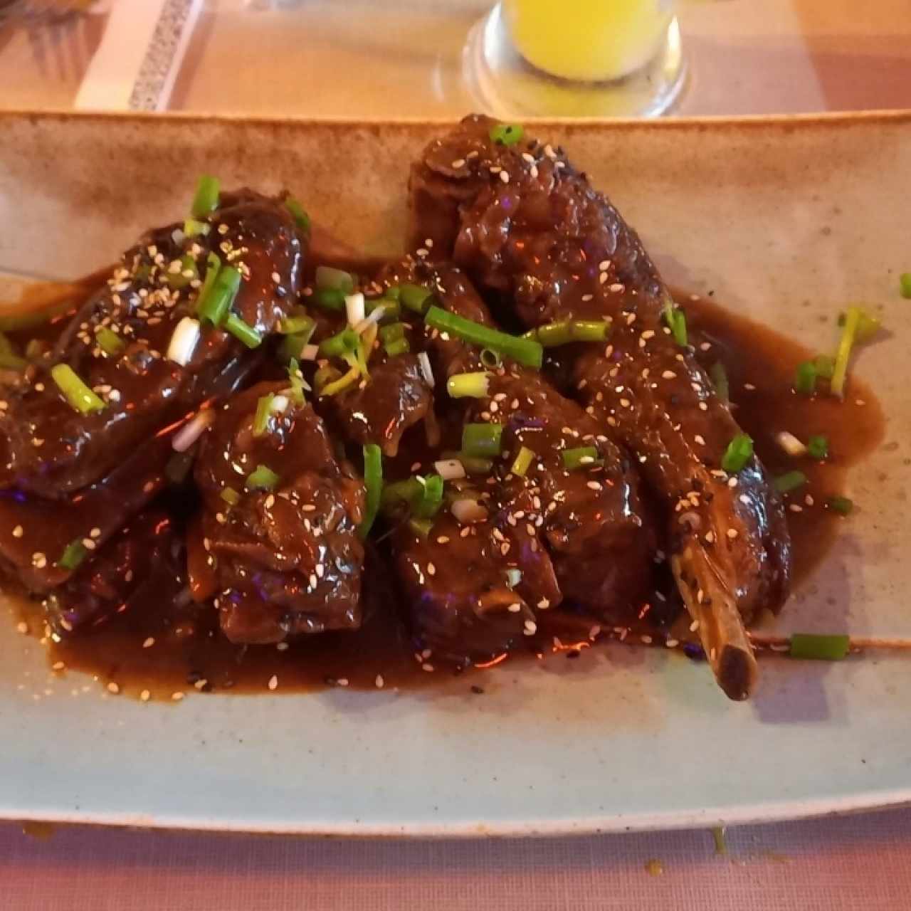 Costilla en salsa BBQ China y Coreana