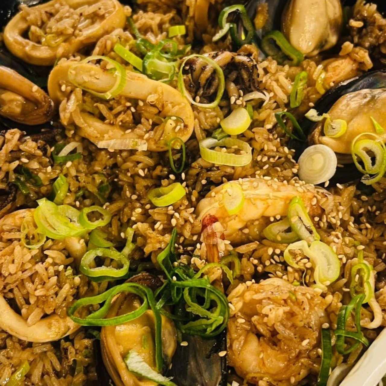 ARROZ ESTILO PAELLA DE MARISCOS