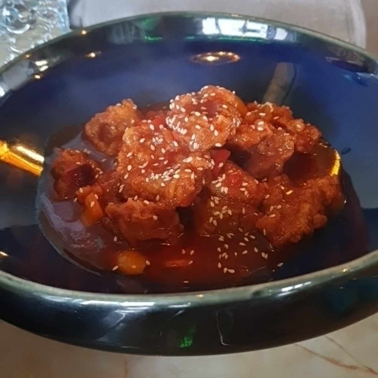 CERDO AGRIDULCE CON VEGETALES