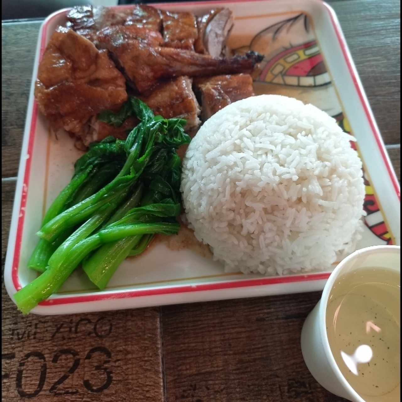 arroz con pato asado