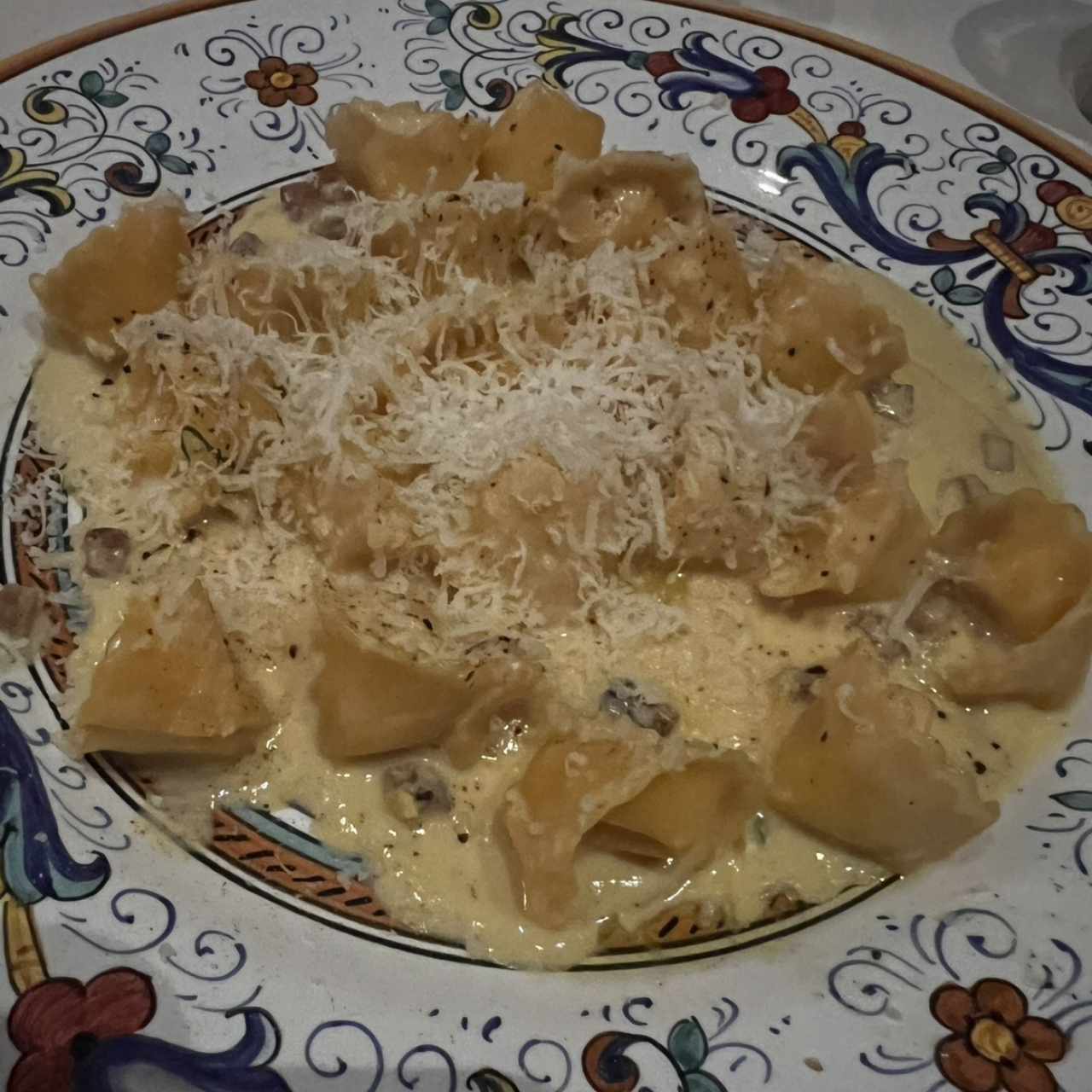 Capelletti alla Carbonara Romana